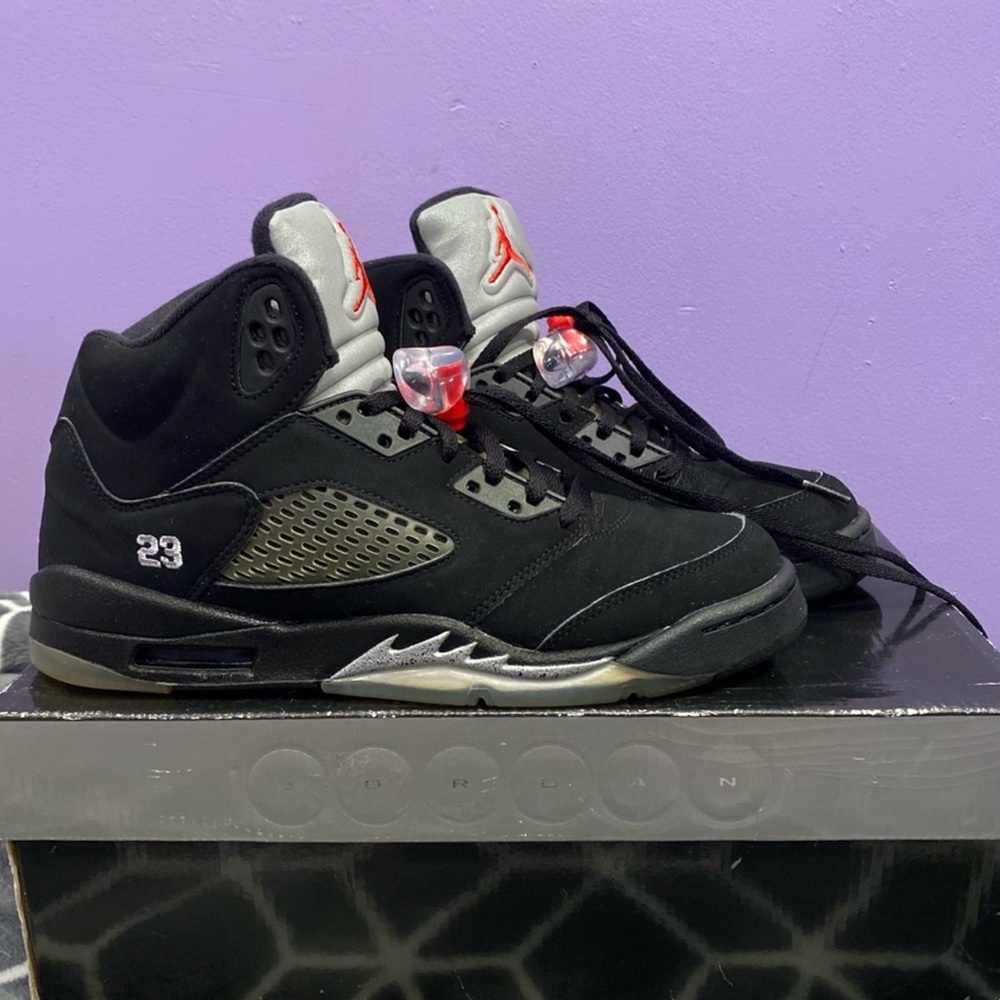 Air Jordan Black and Gray Sneakers